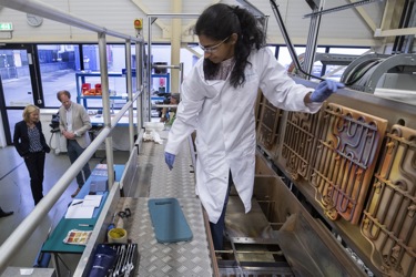 Bezoek minister Micky Adriaansens LeyenJar