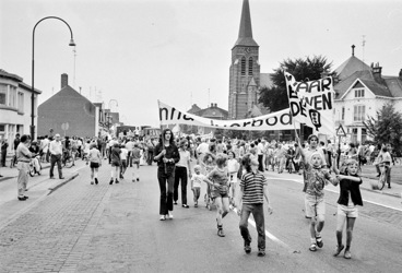 Protest actie tegen komst N69 Waalre